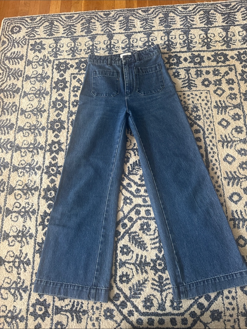Rolla’s dark wash sailor pants - Picture 2 of 10
